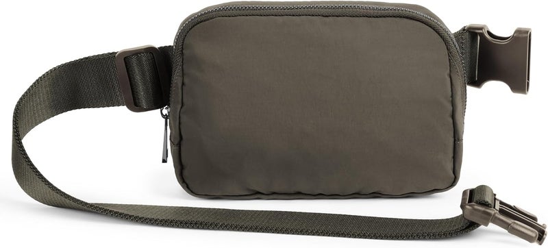 ODODOS Unisex Mini Belt Bag with Adjustable Strap Small Fanny Pack for Workout Running Traveling Hiking, Turkish Coffee - Image 3